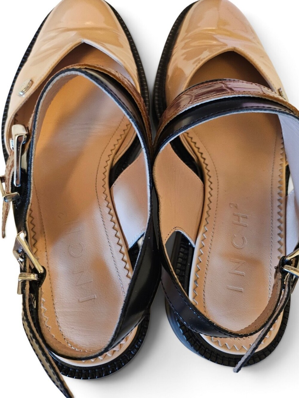 INCH2 Vinyl Closed Toe Sandal 40 - Picture 7 of 10
